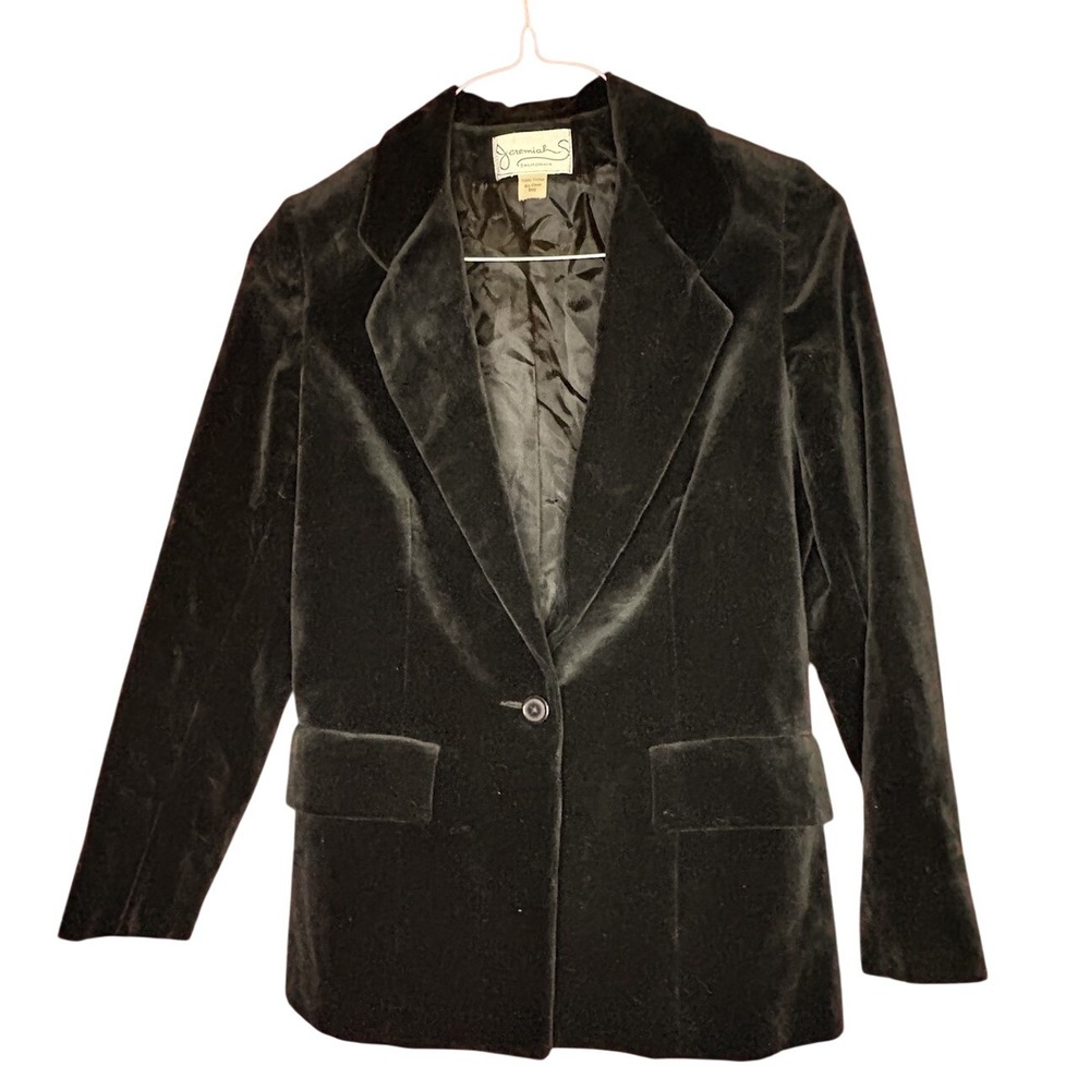 Vtg Jeremiah S California Velvet Jacket, GUC, CB#11